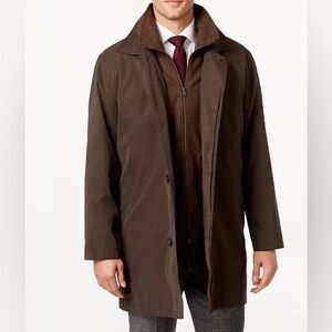 [46R]Lauren Ralph Lauren Edgar Classic Fit Trench Coat with Removable Lining